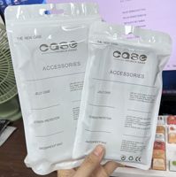 Bolsa de Polietileno con Cierre Hermético, Sellado de 3 Lados, a Prueba de Humedad, para Teléfono Móvil, Cartera, Embalaje Autosellable con Orificio Euro