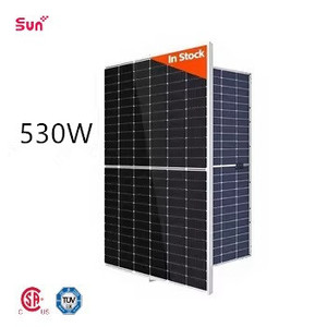Panneaux solaires bifaciaux Sunplus de qualité supérieure 530W à double vitrage pour usage résidentiel avec garantie de 25 ans - Product Image 1