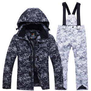 Chaquetas de esquí para niños y niñas, pantalones de esquí resistentes al viento, impermeables, trajes de esquí para la <span class=keywords><strong>nieve</strong></span> - Product Image 5