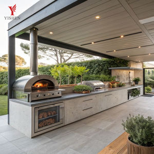 Îlot de Barbecue Intégral Personnalisé Cuisine d'Extérieur Grill Modulaire Meuble de Barbecue en Acier Inoxydable Ensemble de Placards Complet - Product Image 1