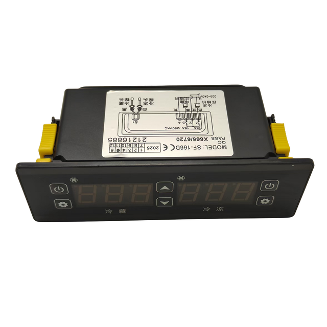 Electric Digital Air Fan Cooler Plastic Thermostat for Display Freezers & Fridges Temperature Controller