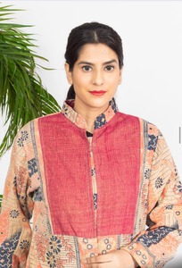 Wholesale Handmade Kantha Jacket for Women Vintage Reversible Cotton <b>Quilted</b> Jacket Indian Block Print Boho Ethnic <b>Winter</b> Casual - Product Image 3