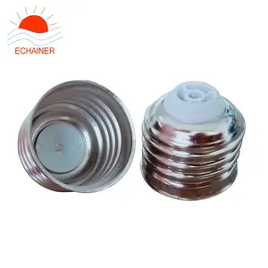 Chinesische qualität e26 e27 aluminium solder freies lampensockel kappe