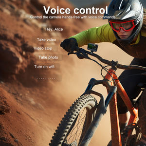 VIRAN 4K HD étanche caméra de sport médias sport <span class=keywords><strong>DV</strong></span> pour plongée Wifi enregistrement de vélo Zoom optique CMOS imagerie EIS caméra d'action - Product Image 6