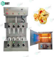 Machine à Cornets de Pizza en Acier Inoxydable 220V, Neuve, avec Pièces, Également pour Cornets de Glace