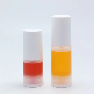 Flacons de soin de la peau à pompe sans air de 15 ml à 100 ml, flacons pulvérisateurs pour bouteilles en plastique transparent, givré, mat avec couvercle mat - Product Image 3