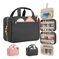 Sac de voyage pour maquillage et articles de toilette, trousse de toilette suspendue pour femmes, trousse de toilette portable suspendue