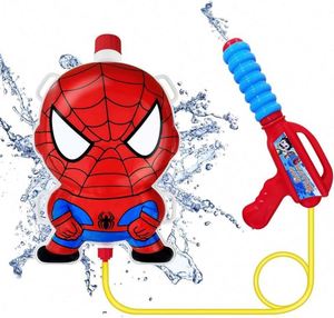 Sac à dos pistolet de dessin animé pour l'été, jouet d'extérieur avec sangles réglables pour piscine, jardin, plage, jeu de combat aquatique - Product Image 1