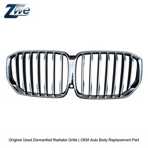 Rejilla Delantera de Riñón de Una Sola Lámina Negra de Repuesto para <span class=keywords><strong>BMW</strong></span> <span class=keywords><strong>X5</strong></span> G05 G18 LCI, Compatible con XDrive30i 40i 45e M60i X5M 2024-2026, Instalación Directa con Tornillos - Product Image 1