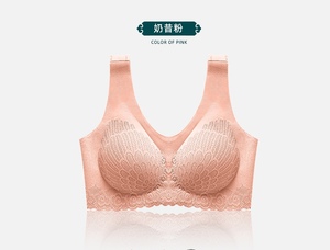 Hermosa <span class=keywords><strong>sin</strong></span> costuras de encaje respirable lencería Sexy mujer sujetadores Push Up - Product Image 5
