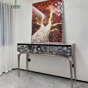 โต๊ะ<span class=keywords><strong>คอน</strong></span>โซลสแตนเลสสตีลระดับไฮเอนด์ สไตล์อิตาเลียนหรูหราทันสมัย เป็นมิตรกับสิ่งแวดล้อม เหมาะสำห<span class=keywords><strong>รั</strong></span>บห้องนั่งเล่น อพาร์ทเมนต์ โถงทางเดิน และโรงแรม - Product Image 4