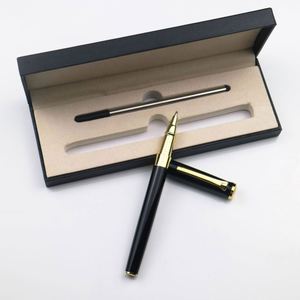 Luxury Custom Logo Metal Ballpoint <b>Pen</b> Set with Gift <b>Box</b> Customizable 1.0mm Writing Width Black/Blue Ink Promotional <b>Pens</b> - Product Image 3
