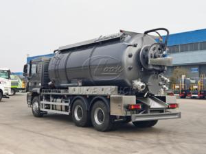 Shacman H3000S 6x4 Sewer Cleaning & <b>Suction</b> Truck Euro 3 Diesel Manual Transmission Left Hand Drive New China Made - Product Image 6
