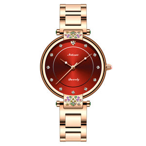 <b>For</b> 2396 Luxury Alloy Quartz <b>Women's</b> <b>Wrist</b> <b>Watch</b> Elegant Glass Dial Window Waterproof Band Limited Edition Fashionable - Product Image 5