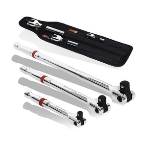 3 cái 1/4 3/8 1/2inch ổ f Rod cờ lê ổ cắm Breaker <span class=keywords><strong>Bar</strong></span> Heavy Duty mô-men xoắn cờ lê với xoay đầu dụng cụ cầm tay - Product Image 2