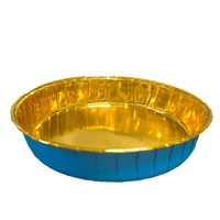 Moule de cuisson en papier brun et or jetable pour tartes Mini moules à tarte ronds moyens et grands outils de gâteau
