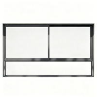 Fenêtres coulissantes horizontales en verre trempé double vitrage personnalisées avec cadre en alliage d'aluminium haute résistance pour utilisation extérieure en cuisine 5
