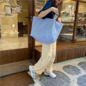 Custom Logo Oversize <b>Large</b> Weekend Canvas Cotton Shopping Tote <b>Bag</b> Women Fashion School Handbag - Product Image 3