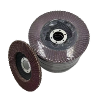 Disques à lamelles 4 1/2 pour meuleuse d'angle, grains 40 60 80 120, disques de meulage 4,5 x 7/8 pouces, abrasif en oxyde d'aluminium, type 27