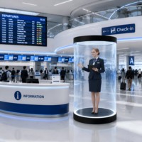 Cilindro de Visualización Holográfica 3D con Asistente Virtual IA, Proyector 4K UHD de 360 Grados para Marketing de Marcas de Lujo