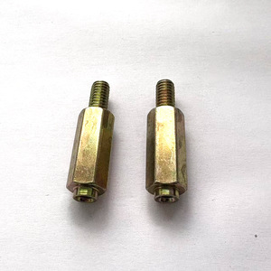 สตั๊ดทองแดงชุบหกเหลี่ยม เมตริก B1=1.25D เกลียวขวา ปลายข้างเดียว เกรด A เหล็ก Q235 สำหรับอุตสาหกรรมการบินและอวกาศ OEM - Product Image 4