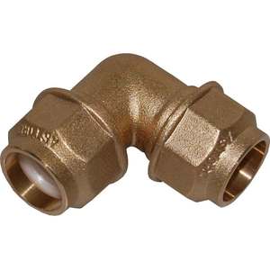Connecteur coudé égal en cuivre lisse Anneau en résine 50X50 NPT mâle pour raccord de tuyau en PVC Raccords à compression en laiton Verre de vue - Product Image 1