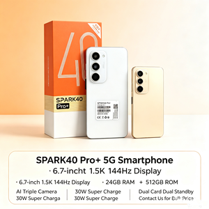 Spark 40 Pro+ สมาร์ทโฟนขายส่งจำนวนมาก หน้าจอเจาะรู 7 นิ้ว 8GB+128GB แบตเตอรี่ 7800mAh ระบบแอนดรอยด์ - Product Image 3