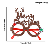 Lunettes de Noël fantaisie, parfaites pour la fête du Nouvel An, les soirées de bureau, les cadeaux pour enfants et comme accessoire de déguisement
