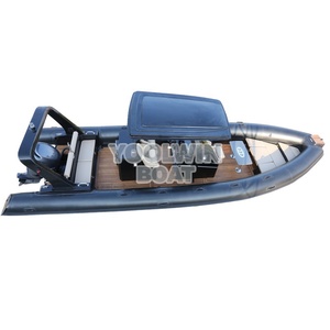 Bateau pneumatique compact en fibre de verre Yoolwin 880 pour yachts et catamarans, bateau de secours - Product Image 1