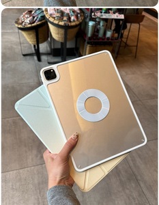 เคสแท็บเล็ตพับได้ Y แบบหมุน720ไล่ระดับ<span class=keywords><strong>สี</strong></span>สำหรับ <span class=keywords><strong>iPad</strong></span> <span class=keywords><strong>Air</strong></span> 4/<span class=keywords><strong>5</strong></span>/6 | Pro | 7/8/9ฝาครอบป้องกันโปร่งใสเคสแข็งแม่เหล็ก - Product Image 6