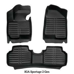 Sistema de Viaje Familiar BORNSELLER para Carnival (<span class=keywords><strong>2021</strong></span>+) con Forros de Cuero de Cobertura Total de <span class=keywords><strong>3</strong></span> Filas, Tapete para Área de Carga Antideslizante - Product Image 6