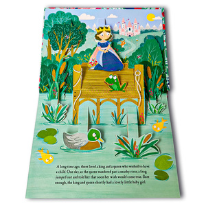 Impresión de libro emergente 3D personalizada para niños, diseño de libro de cuentos interactivo DIY de tapa dura con diseño de cuento de hadas - Product Image 6