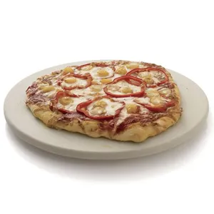Offerta speciale 14 "Round Refrattaria Pizza In Pietra Per Le Griglie Kamado
