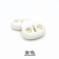 Cordon de serrage double en nylon avec embout en plastique à ressort, élastique, sans nickel, écologique, couleurs personnalisables, pour vêtements