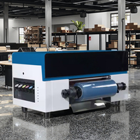 Nueva Impresora Industrial Mini UV DTF para Transferencia de Etiquetas de Cristal de 30 cm con Laminador, Compatible con Epson DX7 Tamaño A3, 1 Año de Garantía