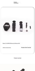 Kit d'annulation de la cuve à huile en alliage d'aluminium pour EXC Husqvana <span class=keywords><strong>GASGAS</strong></span> Tbi modifié 24-26cc - Product Image 5