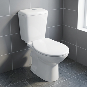 <b>Back</b> To Wall Two Piece Ceramic Sanitary Ware WC Water Closet Floor Mounted Bathroom Toilet - Product Image 6