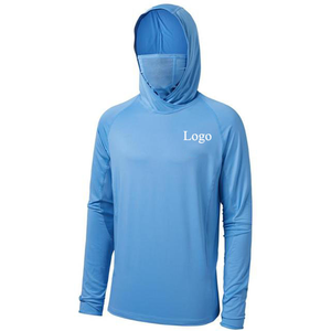 เสื้อตกปลาแขนยาวสำหรับผู้ชายเสื้อตกปลามีฮู้ด UPF 50 + เสื้อตกปลา - Product Image 2