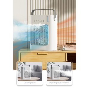 Ventilateur Rafraîchisseur d'<span class=keywords><strong>Air</strong></span> Portable Électrique DC 5V Silencieux pour Bureau, Humidificateur Mini pour Climatisation d'Été, Idéal pour Chaudes Journées - Product Image 4