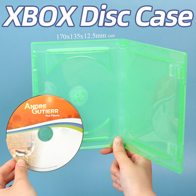 SUNSHING OEM ODM Translucent Green Replacement Games Cases Single Disc Storage Box for XBOX 360 XBOX One Series Video Game Case