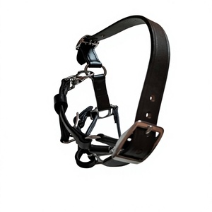 Cabestro para caballo de cuero genuino de alta calidad, nuevo, duradero, con hebilla metálica ajustable, costuras detalladas, disponible en todos los tamaños. - Product Image 6
