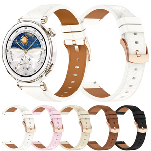 Correa de Cuero Sintético de 18 mm/20 mm con Diseño de Bucle Deportivo para Garmin <span class=keywords><strong>Vivoactive</strong></span> 3S/<span class=keywords><strong>4S</strong></span>/5/3t, Accesorios Compatibles con Correas - Product Image 3