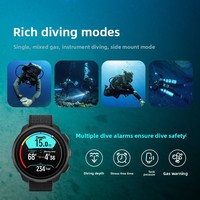Montre de plongée de loisirs en plein air SUUNTO NAUTIC S, acier inoxydable, verre saphir, résistante aux chocs, étanche, intelligente