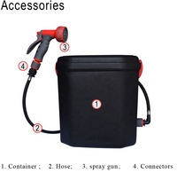 Kit de lavage multiple Meilleure douche portable pour la tente pour le lavage extérieur