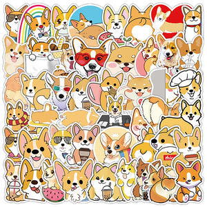 HOYO 300 Pegatinas de Perros, Calcomanías de Vinilo Impermeables de Perros, Cachorros, Mascotas, Perros de Raza Pura para Monopatín, Maletas, Guitarra - Product Image 4