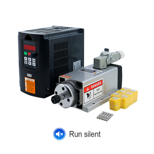 <strong>CNC</strong> 1.5kw 220V Air-Cooled Spindle <strong>CNC</strong> Kit 1500W Square Air Cooling Spindle <strong>Motor</strong> + 1.5KW VFD Inverter + ER11+aviation Plug Pin - Product Image 5