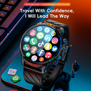 <span class=keywords><strong>LOKMAT</strong></span> <span class=keywords><strong>APPLLP</strong></span> 8 <span class=keywords><strong>PRO</strong></span> Android Smart Watch Phone Grand écran rond Wifi 4G Network Watch Camera Smartwatches SIM Card Watch Fitness - Product Image 5
