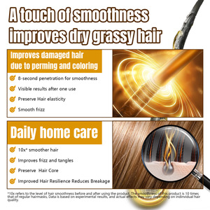 Crème de croissance capillaire aux acides aminés, réparatrice, hydratante, lissante, prévient la chute des cheveux, pour des cheveux plus épais, convient à tous les types de cheveux - Product Image 5