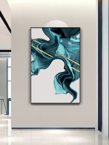 Quadro Decorativo da Parete Personalizzabile di Alta Gamma con Motivo Geometrico Fibonacci Digitale Astratto in Cornice di Lega di Alluminio - Product Image 4