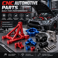 Pièces automobiles CNC haute performance avec anodisation personnalisée pour la modification de véhicules